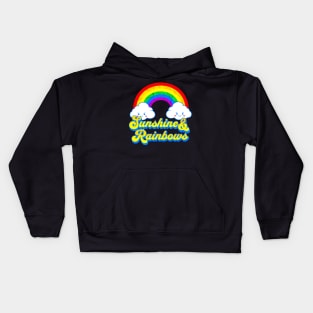 Sunshine & Rainbows Kids Hoodie